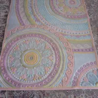 فرش گل برجسته