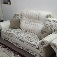 مبل ۷ نفره با رویه مبل|مبلمان خانگی و میز عسلی|خرم‌آباد, |دیوار