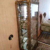 بوفه برنجی، ساعت، آینه کنسول|بوفه، ویترین، کنسول|شیراز, عفیف‌آباد|دیوار
