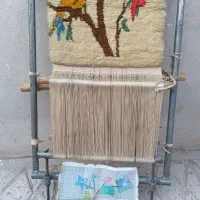 فرش دستبافت نیمه کاره رو دار