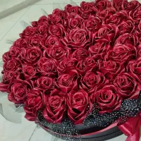 فروش باکس گل رز قرمز ربانی