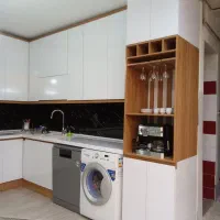 طراحی و اجرای کابینت آشپزخانه وکمددیواری نقدواقساط|جاکفشی، کمد، دراور|خوی, |دیوار