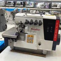 چرخ خیاطی زیگزال سانسیر کارکرده سوپرجت ۴نخ(کبیر)