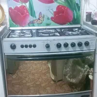 اجاق گاز به همراه فر و چراغ فعال