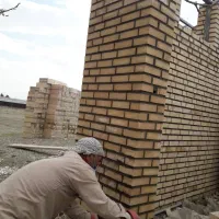 اجرای نمای سوله و محوطه