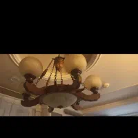 ۲عددلوستر۶شعله چوب راش