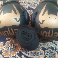 دستکش بوکس و باند بوکس ۵ متری کشی