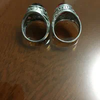 دو عدد انگشتر عثمانی طرح عقیق شماره دار|جواهرات|تهران, جنت‌آباد جنوبی|دیوار