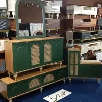 ست زیبای ترکیبی مدل تارا کنسول میزتلویزیون جاکفشی|بوفه، ویترین، کنسول|قم, قلعه کامکار|دیوار