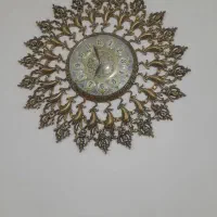 گلدان و ساعت برنز