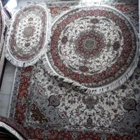 فرش اولیا دایره ۴متر ۲×۲سایز  بزرگ ۱۰۰۰شانه تارا|فرش|تبریز, |دیوار