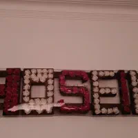 گل لمسی مصنوعی حروف