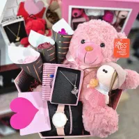 پک هدیه باکس ولنتاین گردنبند دخترانه (تخفیف ویژه)