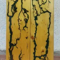 میز عسلی چوب و رزین|مبلمان خانگی و میز عسلی|کاشان, کارگر|دیوار