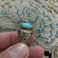 دو عدد انگشتر نقره دست ساز فیروزه.موزینایت|جواهرات|قم, علی آباد سعدگان|دیوار