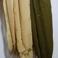 دو عدد شال مجلسی طلا کوب درحد نو