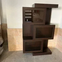 ویترین نو رنگ قهوه ای سوخته