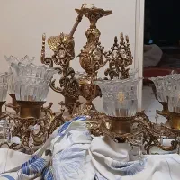 لوستر ۸شاخه برنجی وزن سنگین نوع