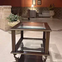 میز کنار مبل/پذیرایی برنز جفت
