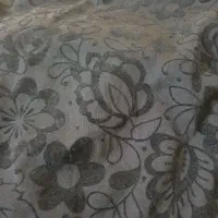 چادر‌ مجلسی مشکی گل مخملی