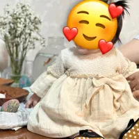 پیراهن نوزادی بچگانه دخترانه