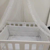 تخت گهواره ای کنار مادر|تخت و صندلی بچه|تهران, قنات‌کوثر|دیوار