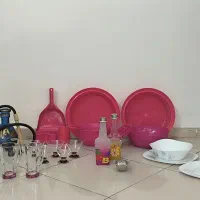 لوازم آشپزخانه و تلفن و سرویس توالت