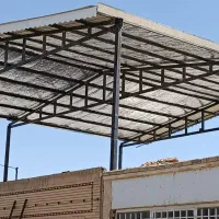 اجرای انواع سازه فلزی سبک سوله شیروانی الاچیق