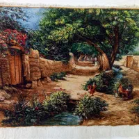 تابلو فرش دستباف تبریزی