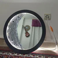 تابلو آینه ماه دست ساز چراغ دار|صنایع دستی و سایر لوازم تزئینی|تهران, تختی|دیوار