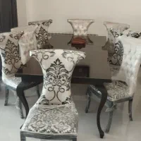 مبلمان بسیار زیبا 7نفره بهمراه میز نهارخوری 8نفره|مبلمان خانگی و میز عسلی|سرخرود, |دیوار