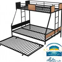 تخت خواب دو طبقه مهماندار(تختخواب۳سه نفره)۴نفرثنا|تخت و سرویس خواب|مشهد, حسینآباد|دیوار