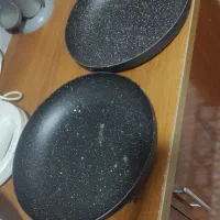 دو عدد تابه چدن