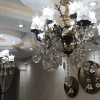 لوستر برنجی 1جفت