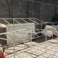 میز و طبق بزرگ میوه فلزی، به همراه خرک فلزی|مبلمان خانگی و میز عسلی|قوچان, |دیوار