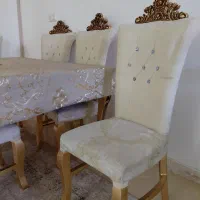 مبل ۷ نفره و میزناهارخوری ۶ نفره به همراه بوفه|مبلمان خانگی و میز عسلی|شاهرود, |دیوار