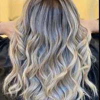 مدل رنگ و لایت و کراتین  فقط هزینه مواد