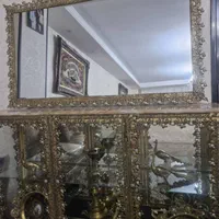 اینه و کنسول برنز بزرگ ترین سایز ۲۲میلیون تومان|بوفه، ویترین، کنسول|فردیس, منظریه|دیوار