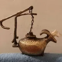 پیسوز بز برنجی قدیمی و سنگین