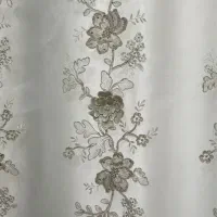 پرده حریر خامه دوزی ترک