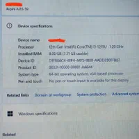 لپ تاپ 15.6 اینچی ایسر مدل Aspire 3 A315-59-30Z5|رایانه همراه|اصفهان, ملک‌شهر|دیوار
