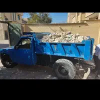 حمل نخاله ساختمانی نیسان با کارگر بدون کارگر