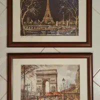 دو عدد قاب نقاشیِ آبرنگ (چاپ شده)|تابلو، نقاشی، عکس|اصفهان, جلفا|دیوار