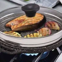 تابه گریل چدنی دوطرفه رژیمی