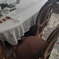 میزنهارخوری ۱۰نفره.چوب جنگلی نفیس|میز و صندلی غذاخوری|بیرجند, |دیوار