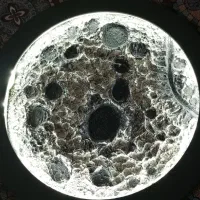 تابلو نوری مدل ماه.