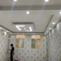 اجرای دکوراسیون تکنیسین کناف و تایل های 60×60