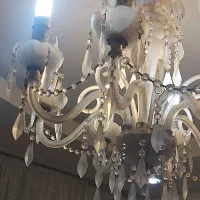 ۳ عدد لوستر بلوری|لوستر و چراغ آویز|اصفهان, آبشار|دیوار
