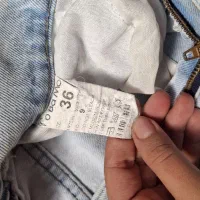 شلوار لی شلوار جین نیم بگ و بگ سایز ۳۶|لباس|شیروان (خراسان), |دیوار