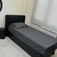 تخت خواب تک نفره جکدار با تشک و روتختی نو|تخت و سرویس خواب|تهران, کاشانک|دیوار